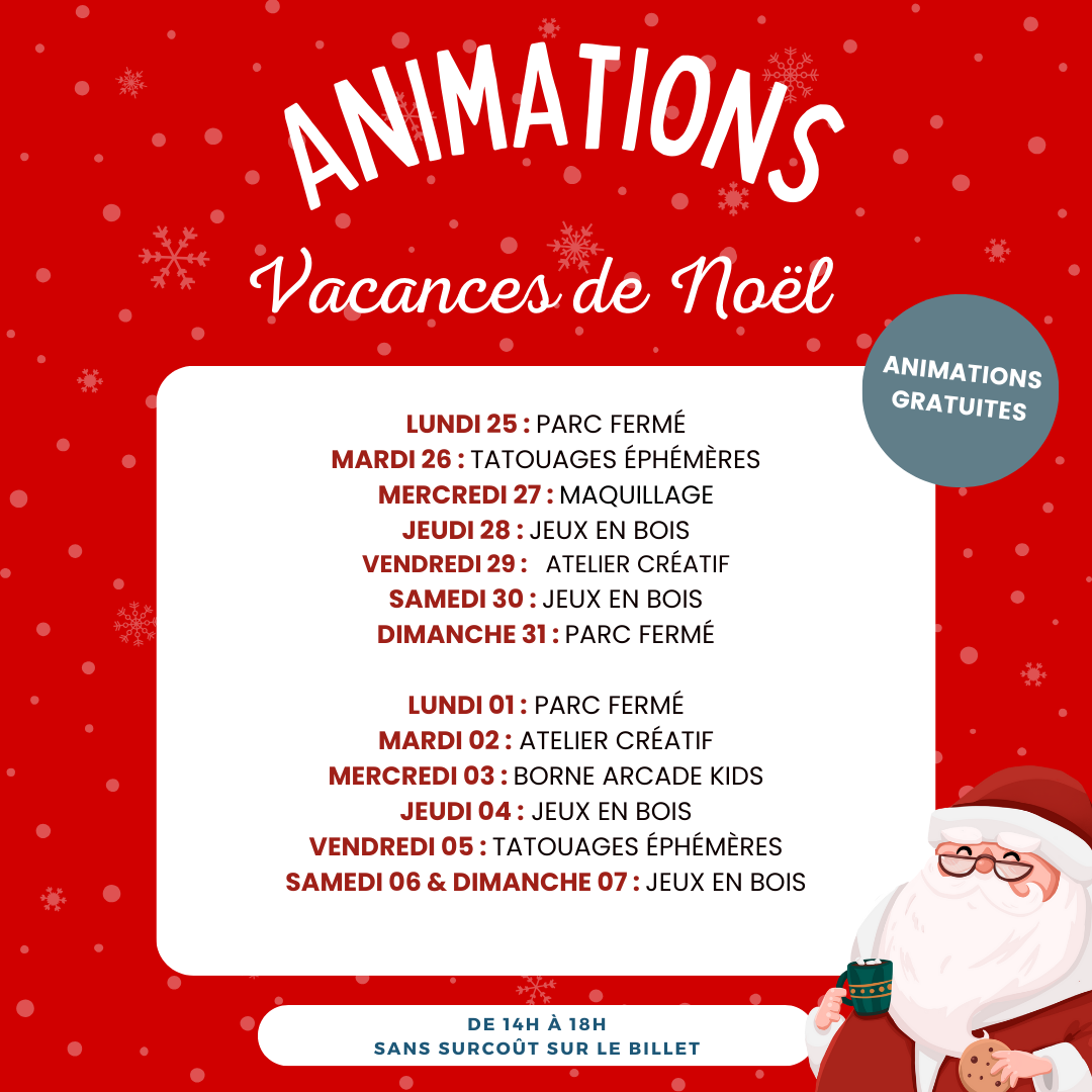 Animations vacances