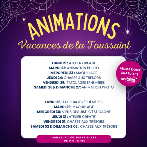 Animations vacances