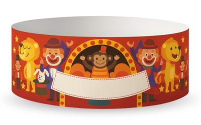 Une couronne circus pour prendre la photo d'anniversaire